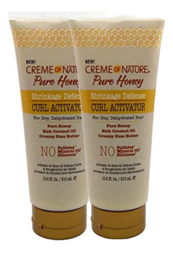 Creme Of Nature Pure Honey Curl Activator - Tubo De 10.5 On.