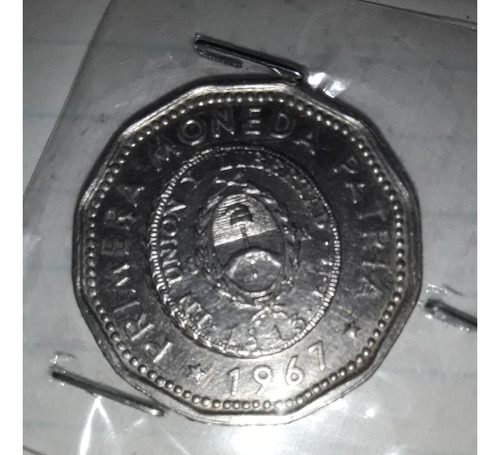 Moneda 25 Cent. 1967 Argentina Km 61