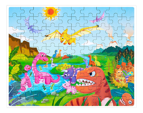 Puzzle B 100 En Una Caja Enlatada, Tablero De Rompecabezas,