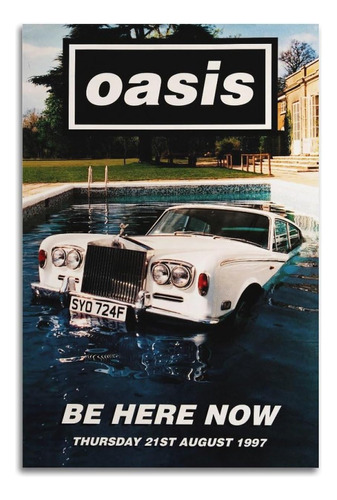 Póster De Zhaoyzzy Oasis Band Con Pintura Decorativa En Lien