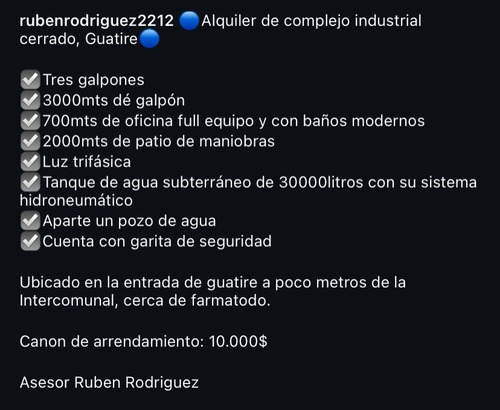 Galpon Entrando Por La Intercomunal Cerca De Farmatodo Guatire