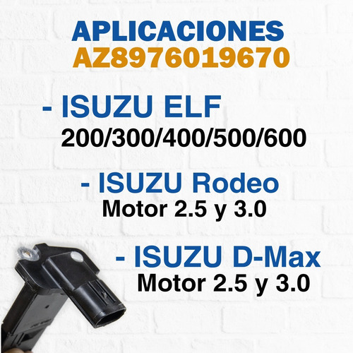 Imagen 6 de 10 de Sensor Map Elf 200/300/400/500/600 Az8976019670 Isuzu