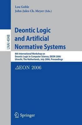 Libro Deontic Logic And Artificial Normative Systems - Lo...