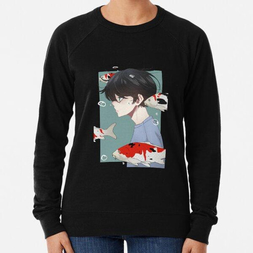 Buzo Anime Boy Koi Carp Estética Anime Merch Calidad Premium