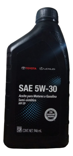 Aceite 5w-30 Toyota Original Semi-sintetico 1pz