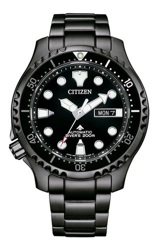 Reloj Citizen Ny014586e Promaster Automatic Hombre Color de la malla Negro Color del bisel Negro Color del fondo Negro