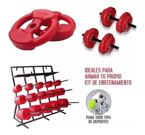 Disco Plastico Mir Fitness 1 Kg Crossfit Body Pump