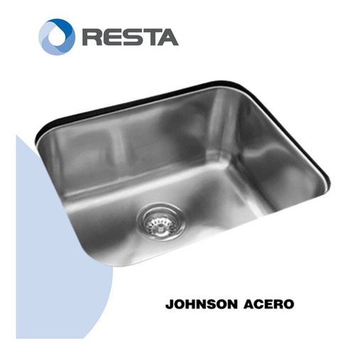 Johnson Pileta De Cocina Lavadero Simple Acero 304 G50