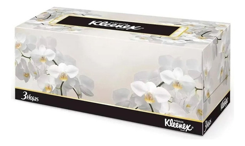 Caja De Pañuelos Desechables Kleenex Triple Hoja 100uds