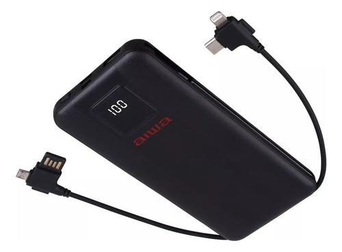Cargador Portátil Aiwa 10.000 Usb 4 En 1 Universal Paw-230