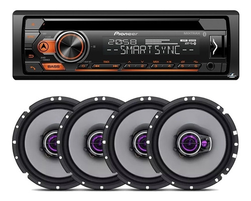 Toca Cd Pioneer Deh-s4280bt iPhone Saída Sub + 4 Falantes 6