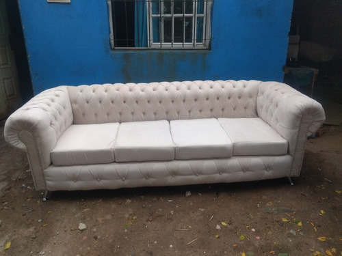 Sillón Chesterfield De 4 Cuerpos
