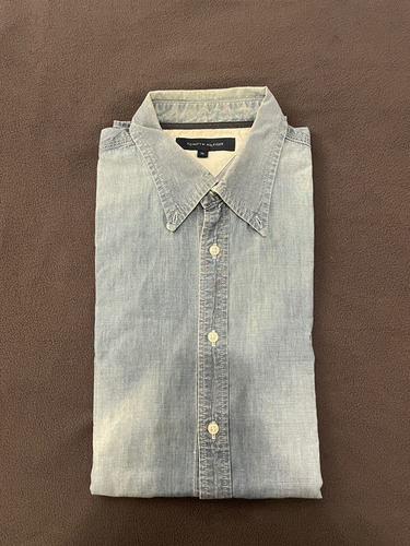 Camisa Tommy Jean Xl Hombre Ml Muy Usada (Usado)
