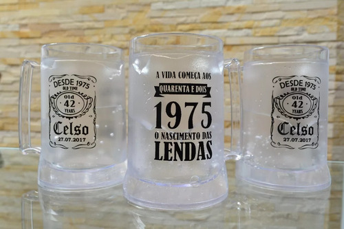 11 Canecas Gel Congelante Chopp Cerveja 450ml Personalizadas