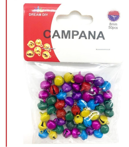 Cascabeles De 8mm De 50piezas Para Pulseras Y Bisuteria