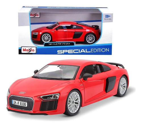 Audi R8 V10 Plus Red 1:24 Mais ofertas
