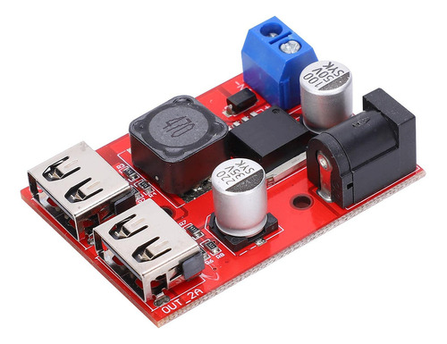 Modulo Convertidor Usb Dual, 6v-40v A 5v 3a Regulado Convert