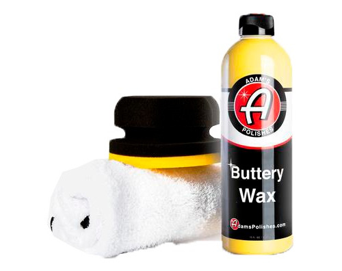 Kit Cera Para Autos - Adam's Buttery Wax Kit Carnauba