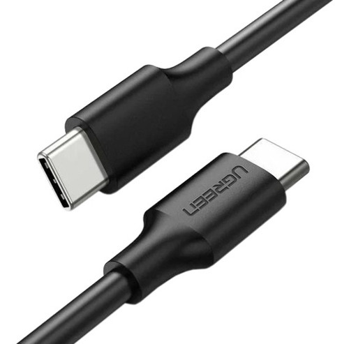 Cable de datos Ugreen macho USB-C 2.0 de 480 MB, máximo 3 a 0,5 m, negro