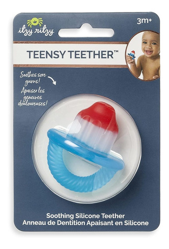 Itzy Ritzy Teensy Teether - Mordedor Hueco De Silicona Calma