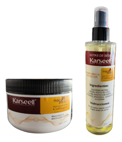 Gotas De Seda Y Crema Karseell Tratamiento 