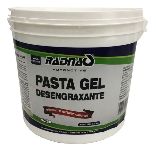 Pasta Gel Desengraxante Para Limpar  Desengraxar Pele 2.5 Kg