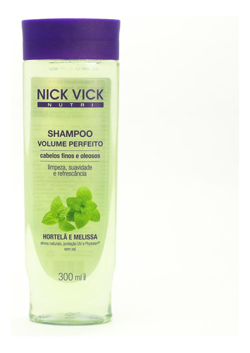 Shampoo Nick Vick Nutri Volume Perfeito 300ml