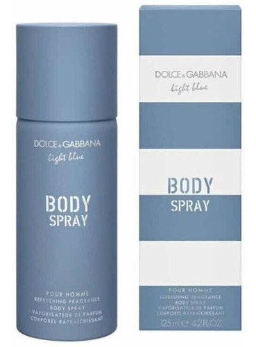 Imagen 1 de 3 de Dolce Y Gabbana Ligth Blue Men Body Spray 125ml Edc
