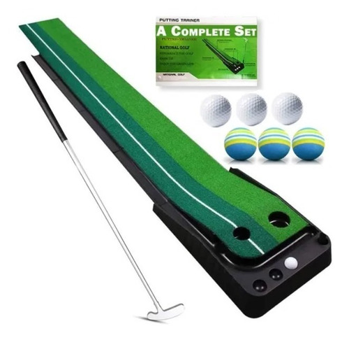 Imagen 1 de 6 de Golf Putting Mat Trainer Alfombra Particar Putting - 57012