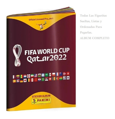 Álbum Mundial Qatar 2022 Completo! Con Figuritas Para Pegar