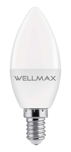 Lámpara Led Vela 6w E14 Fría O Cálida Wellmax Mf Shop