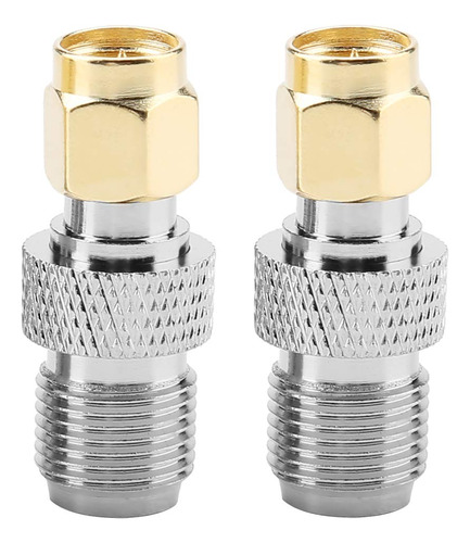 2 Unids Sma Macho F Hembra Rf Adaptador Coaxial Conector