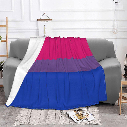 Manta Bisexual Bandera Del Orgullo Bisexual Manta A Rayas, A