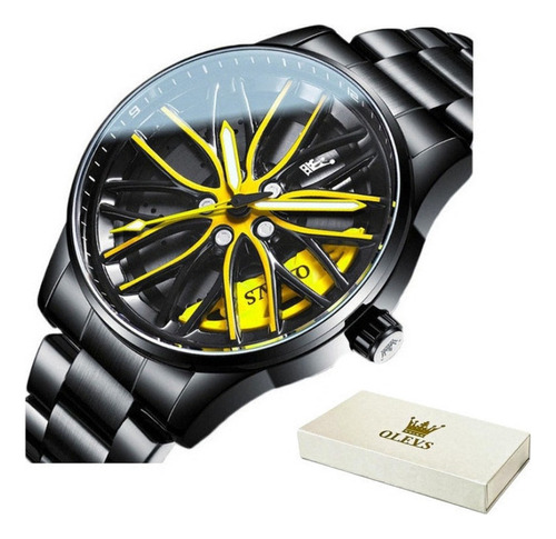 Relojes Luminosos De Cuarzo Inoxidable Olevs 9937
