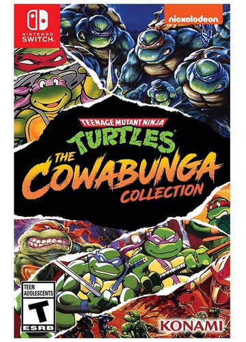 Tortugas Ninja The Cowabunga Collection Switch Físico
