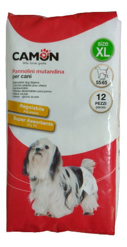 Pañales Para Perros Camon Xl