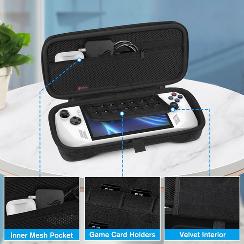Funda Fintie Para Asus Rog Ally 2024/2023 Color Negro Eva