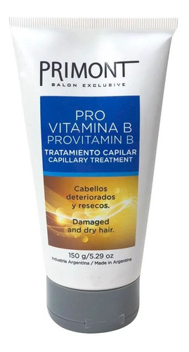 Mascarilla Pro Vitamina B Primont Cabellos Resecos X 150ml 