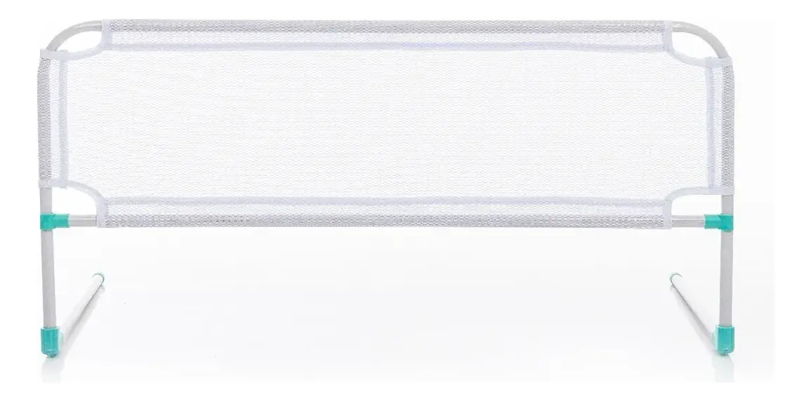 Grade De Proteção Para Cama Criancas Bebês E Idosos Cor Branco Tela PetUtil