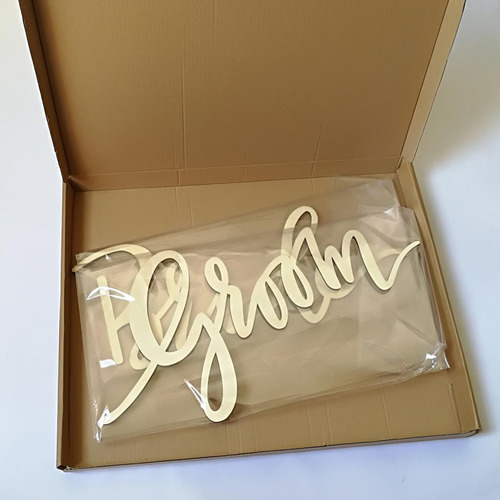 2pcs Novia Novio De Recepción Nupcial Y Decoración De La