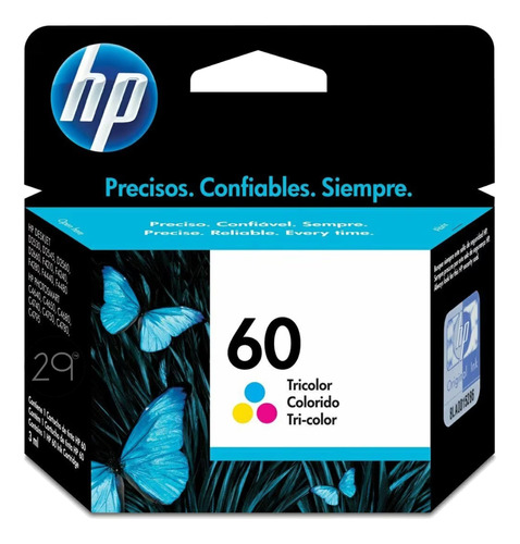 Cartucho Hp 60 Color Original Para F4224 F4480 Photos D110a 