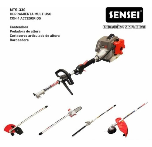 Imagen 7 de 7 de Herramienta Multiuso Multifuncion Sensei Mts-330 Accesorios