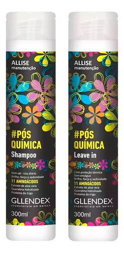 Gllendex Allise Pos Quimica Shampoo + Leave In Crema 300ml