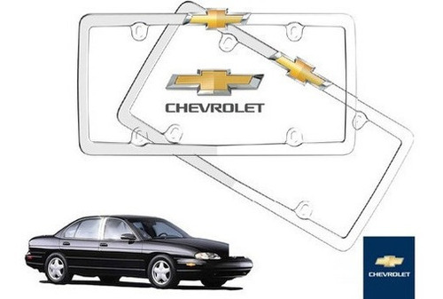 Par Porta Placas Chevrolet Lumina 1999 Original