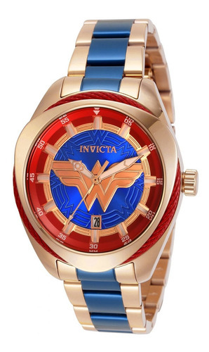 Reloj Invicta Mujer Dc Comics 31729 Acero Inoxidable Dorado