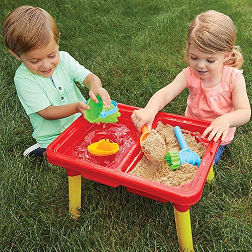 Mesa De Actividades Kidoozie Sand N Splash Con Compartimento