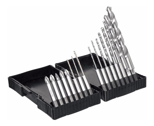 Juego Set Mechas Puntas Worx Madera Metal Concreto 16 Pzas