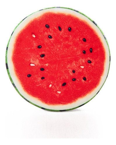 Cojines Hyseas Watermelon Con Estampado 3d, 35 X 35 X 6 Cm
