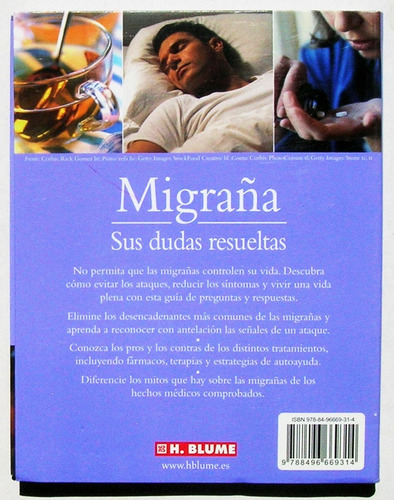Migraña Sus Dudas Resueltas Libro Importado 2008 (Usado)