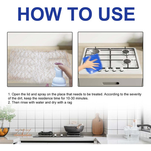 Espuma Limpiadora De Cocina Redonda All Stubborn Stains O 30